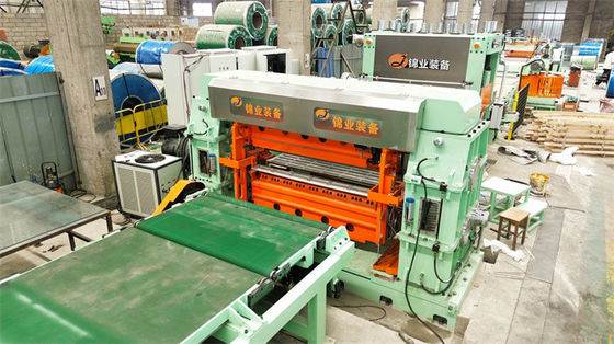 6Hi লেভেলার রোটারি কাঁচি ফ্লাই কাঁচি দৈর্ঘ্য লাইন SUS স্টেইনলেস স্টীল 0.2 - 2 X 850 কাটা