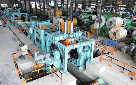 স্টেইনলেস স্টীল কয়েল আনরোলিং লেভেলিং প্রান্ত ট্রিমিং সঙ্গে দৈর্ঘ্য লাইন কাটা 4-16 এক্স 2000