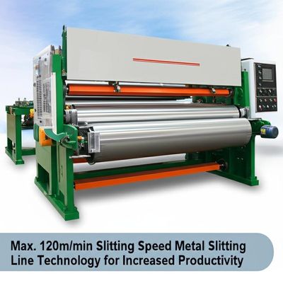 Max. 120m/min Slitting Speed Metal Slitting Line Technology for Increased Productivity